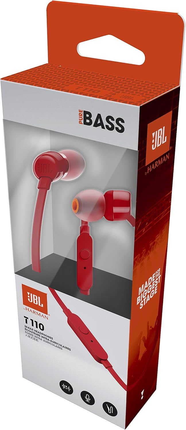 JBL TUNE 110 RED JBL TUNE 110 RED
